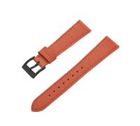 ZIYIWANG Retro Carline Leather Quick Release Watch Strap 18mm To 24mm Lightweight And Comfortable Elegant And Fashionable(Orange black,20mm)