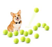 ZIYIZE Mini Tennis Balls, 15 Pack 2 inch Dog Tennis Balls, Easy Catching Pet Playing Ball for 2 inch Dog Ball Launcher