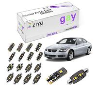 ZIYO ZPL2381 (18 Bulbs) Deluxe LED Interior Dome Light Kit 6000K Xenon White Car Room Lamps For E92 2006-2013 BMW 3 Series Coupe