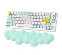 ZIYOU LANG Cloud Wrist Support 100% 75% 60% Gaming Keyboard Mechanical Wrist Rest Keyboard Cloud Arm Rest Wrist PU High Density Memory Foam With Anti-Skid Base Ergonomic Wrist,Desk Hand Wrist Pad