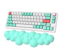 ZIYOU LANG Keyboard Cloud Wrist Rest Pad Memory Foam Keyboard Palm Rest Hand Rest for Keyboard Typing Pain Relief, Ergonomic Keyboard Pad, Support for Office, Pc Gaming, Laptop, Computer, Mac-Green