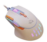 ZIYOU LANG M2 USB-C Wired Esports Gaming Mouse, Honeycomb Shell - Blueberry | Adjustable 12800 DPI, Right Hand Design, RGB LED Backlit, 9 Programmable Buttons, Macro Recording Side Buttons, for Win/Mac