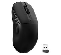 ZIYOU LANG×MAGIC-REFINER AJ199 Wireless Lightweight Gaming Mouse, 49g Tri-Mode 2.4G/Bluetooth/Wired, PixArt PAW3311, 24K DPI, 1000Hz, 600mAh Rechargeable Gamer Mouse for PC/Laptop -Black with Grips