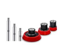 ziyuan 6Pc M14 Thread Angle Grinder Extension Connecting Rod Alloy Extender Shaft Set Spare Parts Accessories for Rotary Polisher