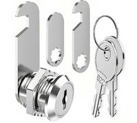 ZiYuya 16mm Mailbox Lock with Key Different, Lock for RV Storage Cabinet Cam Letterbox Drawer Dresser Cupboard Door Postbox Furniture Door Locker Locks