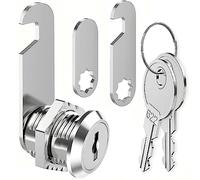 ZiYuya 20mm Mailbox Lock with Key Different, Lock for RV Storage Cabinet Cam Letterbox Drawer Dresser Cupboard Door Postbox Furniture Door Locker Locks