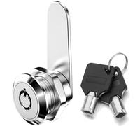 ZiYuya 20mm Thread Tubular Cam Lock with Key Different, Lock for RV Storage Mailbox Letterbox Cupboard Cabinet Draw Tumbler Post BoxDresser Door Locker Locks