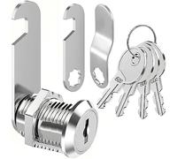 ZiYuya 30mm Thread Tubular Cam Lock with Key Different, Lock for RV Storage Mailbox Letterbox Cupboard Cabinet Draw Tumbler Post BoxDresser Door Locker Locks