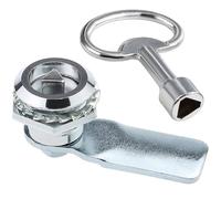 ZiYuya Cabinet Cam Lock with Triangle Socket Key, Gas Box Latch Key Locks, Electric Meter Lock for Cam Wheelie Bin Post Box Mailbox Drawer Furniture Locks