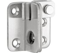 ZiYuya Flip Latch Gate Latches Slide Bolt Latch Safety Door Lock Catch for Barn Cabinet Garden Bathroom Garage Window Sliding Door Shed Lock (Silver - Right Open, L 62 * 56MM)