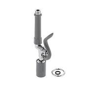 Ziyvural Commercial Faucet Sprayer High Pressure Rinse Head 304 Stainless | Rubber Nozzle Resists Hard Water Buildup, Polished Chrome Finish, for Restaurant Hotel Bar Kitchen Sink Replacement