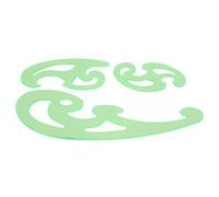 Ziyvural Curve Ruler Set, 3 Pcs Flexible Plastic French Curve Ruler for | Durable Plastic, Multipurpose Shapes for Drawing Circles/ovals/squares, Lightweight Tool for Tailoring, Pattern Making, and