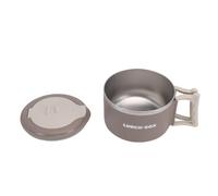 Ziyvural Microwavable Ramen Bowl 316 Stainless Steel with Foldable Handle | Leakproof Lid with Silicone Seal, Vented Drain Hole, Spoon Compartment, Phone Stand, Double-layer Insulated Body, 15x10cm,