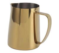 Ziyvural Milk Frothing Pitcher 304 Stainless Steel 20oz Latte Art Cup | Coffee Steaming Pitcher with Slim Spout for Home Barista, Rustproof Milk Cup, Easy Pour Creamer Container for Cappuccino