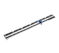 Ziyvural Sewing Ruler with 1 Inch Notches, Stainless Steel Patchwork | Stainless Steel Construction, Rustproof and Lightweight, Measure Buttons Margins and Draw Circles, Ideal for Tailor