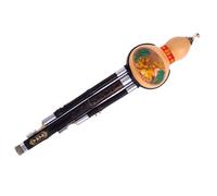Zizhu Professionally Plays Hulusi Instrument For Beginners To Take The Exam In C Tone And B Flat Tone Professional Hulusi(Anti-fall B)