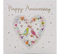 ZIZI Ltd Anniversary Card Anniversary - 138 mm sq inches - ZIZI Cards,Beige