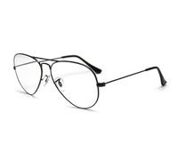 ZIZO EYEWEAR Oversized Vintage 70s 80s Pilot Classic Stylish Large Lens Double Bridge Metal Reading Glasses R3025(1 Pair Gun Metal +200 Magnification)