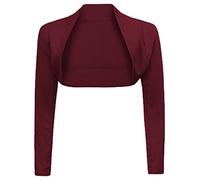 ZJ Clothes Ladies Long Sleeve Shrug Womens Bolero Cardigan Top