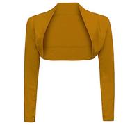 ZJ Clothes Ladies Long Sleeve Shrug Womens Bolero Cardigan Top
