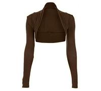 ZJ Clothes Ladies Long Sleeve Shrug Womens Bolero Cardigan Top