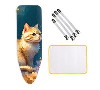 ZJBKX Ironing Board Cover Extra Large Size, Fits All Standard Ironing Boards, 160x60cm