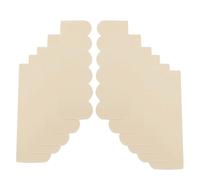 ZJchao 1/12 Mini Dollhouse Roof Tile DIY Wooden Shingles Model Accessory for Building with Exquisite Workmanship Lightweight Odorless Burlywood Color (Plain Model)