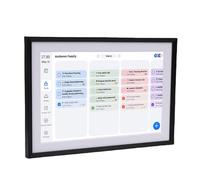 ZJchao 10.1 Inch Smart Digital Photo Frame, HD Touchscreen Storage Family Planner with Memo Function for Home Organization and Photo Display (GB Plug)