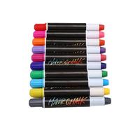 ZJchao 10 Color Hair Chalk Pens Temporary Hair Dye Set Washable Markers for Quick Styling with Compact Case for On the Go Touch Ups
