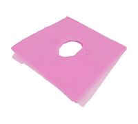 ZJchao 100Pcs Disposable Face Rest Cover, Breathable Soft Nonwoven Fabric with Hole Design, for SPA Beauty Salons Skin Management Centers (Pink)