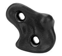 ZJchao 10PCS Ergonomic Climbing Holds for Indoor Outdoor Rock Walls PE Grip Training Wall Mounts, Comfortable Hand Feel for Home Gym & Fitness Use (Black)