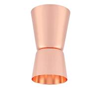 ZJchao 15/30ml Double Sided Measuring Jigger for Liquor, Cocktails, and Wine Essential Bar Tool (Rose Gold)
