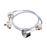 ZJchao 1Set CO2 Generator System Kit with with Pressure Gauge, DIY Aquarium Planted Tank CO2 System Pro Tube Valve Gauge Bottle Kit