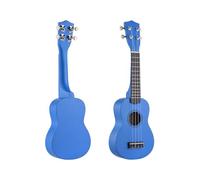 ZJchao 21 Inch Colored Acoustic Soprano Ukulele Ukelele Uke Kit Basswood Carry Bag Uke Strap Strings Picks Tuner Hawaiian Music Instrument for Children Beginners 5 Colors (Blue #-1)