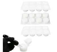 ZJchao 24Pcs Tattoo Dip Foam Needle Head Cleaning Cup with Sponge Lining Tattoo Needle Mouth Dip, Rinse Caps, Tattoo Needle Mouth Dip Foam for Cleaning, Mixing