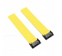 ZJchao 26mm Magnet Silicone Watch Band Strap for T Rex Ultra 2 Watch Wristband with Bidirectional Magnet Buckle Adjustable Lightweight Black Yellow
