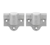 ZJchao 2Pcs Boat Aluminum Oar Lock Socket Jon Rowboat Oarlock Socket Marine Round Gunwale Socket 14MM Cast Aluminum with Nylon Bearings for Fishing Boats Jon Boats