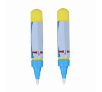 ZJchao 2pcs Magic Water Coloring Pens for Toddlers, Reusable Painting Mat Set with No Mess Draw Tools, Educational Kids Activity (Small Pen Blue)