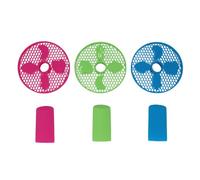 ZJchao 3 Pack Silicone Handle Cover and Drip Tray Set for Slushie Machine, with Soft Glow in Dark Design, Slushie Machine Accessories