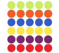 ZJchao 30pcs Carpet Spots Markers,Mini Floor Spot Markers 6 Colors Carpet Markers Floor Spot Dots Carpet Dots Carpet Markers for Preschool Kindergarten Classroom