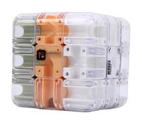 ZJchao 3D Maze Puzzle, Dual Path Rolling Ball Labyrinth Brain Teaser Toy, Educational Logic Training Game for Family Travel Entertainment