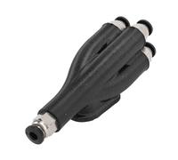 ZJchao 4 in 1 Pipe Expansion Port Module for 3D Printer, Multi Material Filament Transport Tube for X1 P1S P1P Compatible with Multi Color Printing Setup