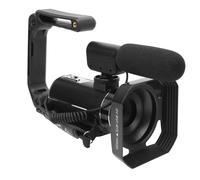 ZJchao 4K Digital Video Camera with Microphone, 56MP Image, 18X Digital Zoom, 3 Inch Rotatable Screen, Wide Angle Lens, Handheld Stabilizer, Front Fill Light, Timer Photographing for