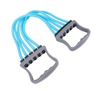 ZJchao 5 Tube Resistance Band, Adjustable Tension for Strength Training with Detachable Pull Rope, for Upper Body Workout Back Stretching Yoga Home Gym