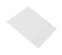 ZJchao 50 Pack Clear Negative Storage Sleeves Film Protectors Anti Dust Scratch Proof with Acid Free Archival Pages for Photographers Organizing (120 teeth hole)