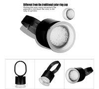 ZJchao 50 Piece Disposable Ink Ring Set with Sponge Holder for Permanent Makeup Applications Red Pigment Capsules for Semi Permanent Cosmetic Use (100)