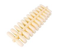 ZJchao 500pcs Fake Nail Tips, Artificial Full Cover Manicure False Nails with Smooth for Easy Painting, Made of ABS Material for Nail Salon and DIY Use (Self Color)