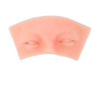 ZJchao 5D Eyebrow Practice Skin Model Silicone Training Pad with Texture for Beginners Makeup and Beauty Practice (Light Skin)