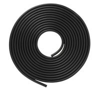ZJchao 5m Soft Silicone Air Pump Hose for Fish Tank Oxygen Tubing (Black)