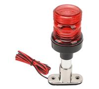 ZJchao 6" 360° LED Boat Navigation Light with 2NM Visibility, All-Round Stern Light for Yacht & Marine Vessels, Stainless Steel Base, Marine Safety Equipment